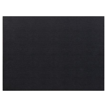 Подарочная коробка, размер 29,5x40,5x8 см, Solution Prestige Linen с магнитным клапаном, черная, с черным ложементом