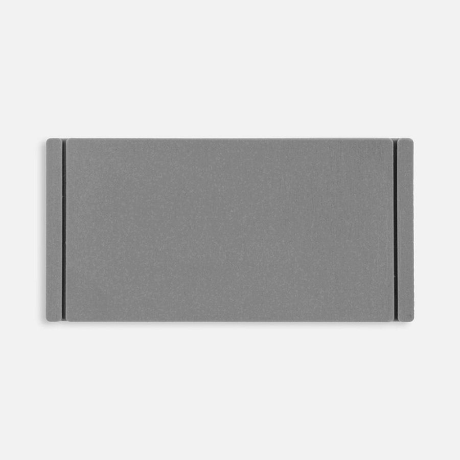 Лейбл из ПВХ Dzeta, XS, серый