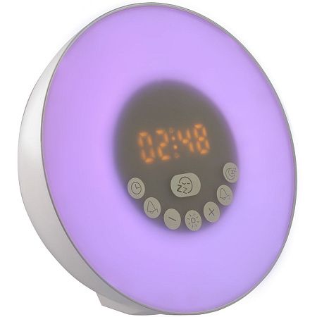 Лампа-колонка dreamTime для пробуждения светом и музыкой, черная