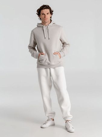 Толстовка с капюшоном унисекс King, дымчато-серая, размер XS