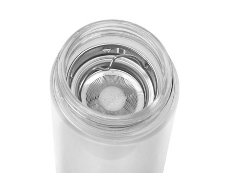 Стеклянный термос с ситечком «Badachu» в чехле