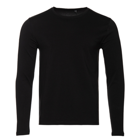 Лонгслив STAN хлопок/эластан 180, 35, Чёрный,  (20)  (42/XXS)