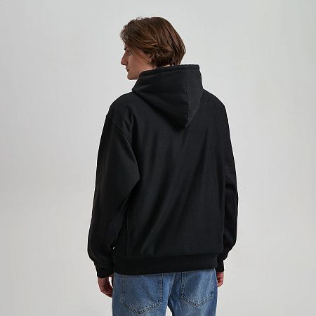 Худи релакс унисекс Адвенче (Adventure), черный, размер XL/2XL