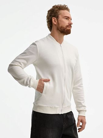 Бомбер унисекс Townie, молочно-белый, размер S