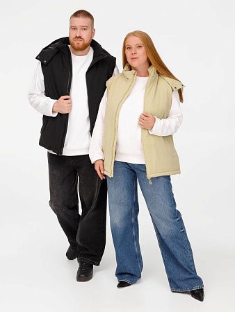 Жилет унисекс Sfera, черный, размер S