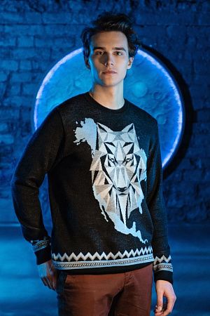 Джемпер Totem Wolf, черный, размер M