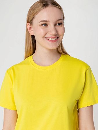 Футболка унисекс T-Bolka 160, желтая, размер XL v2