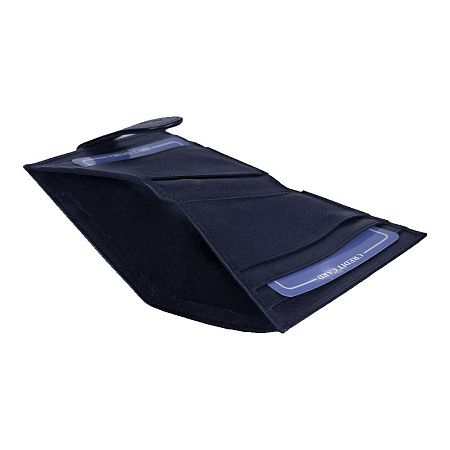 Футляр для кредитных карт и купюр/картхолдер Leather Road из нат. кожи, синий