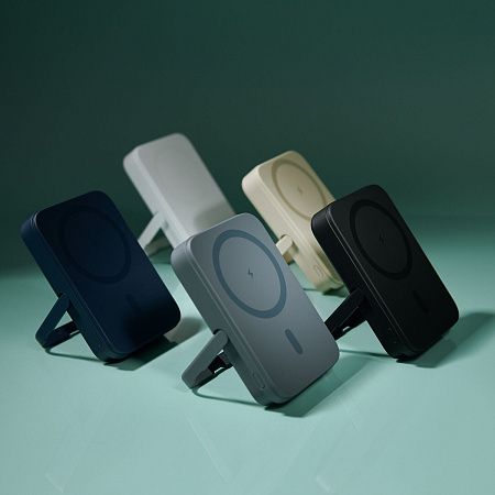 Внешний аккумулятор Юнион PD (Union PD) 10000mAh с функцией беспроводной зарядки 15W, черный