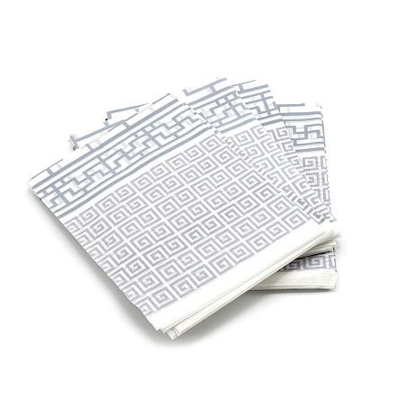 Биоразлагаемая скатерть, бело-золотая