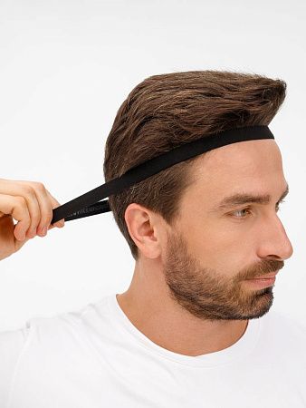 Повязка-резинка на голову Headway, черная