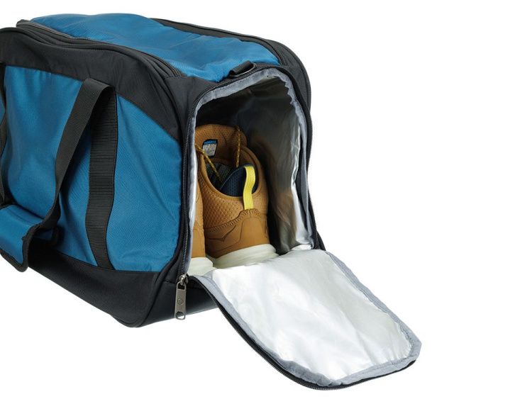 Сумка спортивная, цвет: синий, черный