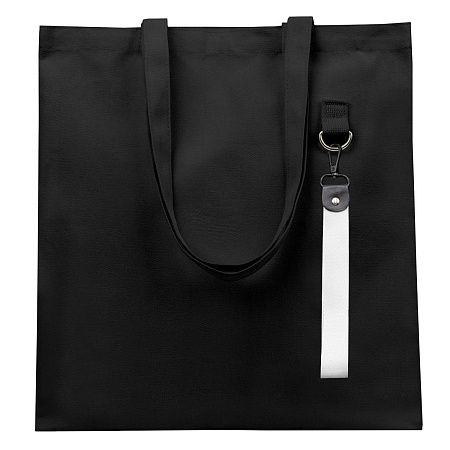Сумка для покупок LUMISSA 325 г/м² с ремувкой, чёрный/белый