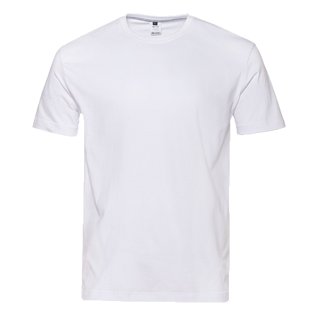 Футболка унисекс без бокового шва STAN хлопок 160, 02, Белый,  (10/1)  (46/S)