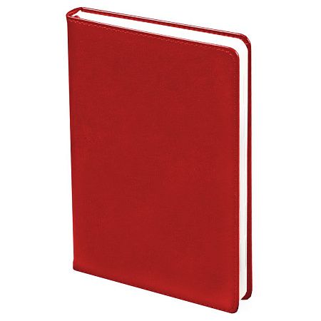 Ежедневник City Buffalo А5, красный, недатированный, в твердой обложке с поролоном
