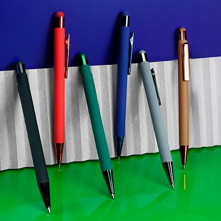 Ручка шариковая FACTOR COLOR со стилусом