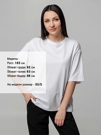 Футболка унисекс оверсайз Street Vibes, молочно-белая, размер XL/2XL