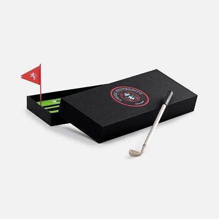 Настольный мини-гольф Golfink, черный с зеленым яблоком