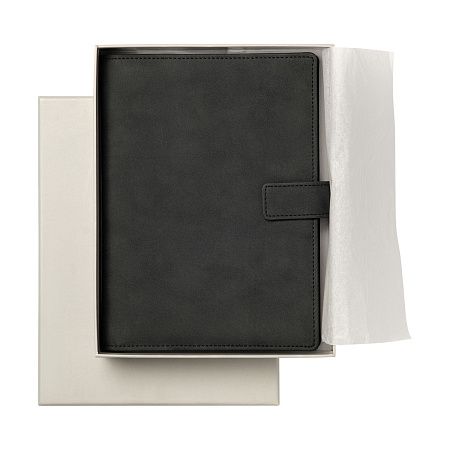Ежедневник-портфолио Роял (Royal NEO) недатированный в подарочной коробке, черный