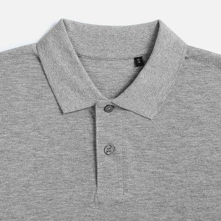 Рубашка поло унисекс Pulse, серый меланж, размер 3XL