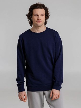 Свитшот унисекс BNC Inspire (Organic), темно-синий, размер XS