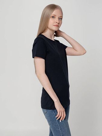 Футболка женская T-bolka Lady, темно-синяя, размер S