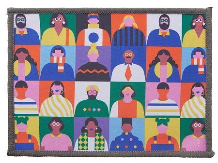 Салфетка из микрофибры с возможностью полноцветной печати