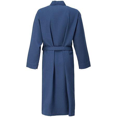 Халат вафельный Kimono, темно-синий, размер M/L