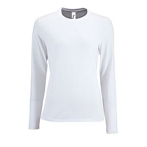 Футболка с длинным рукавом Imperial LSL Women, белая, размер XXL
