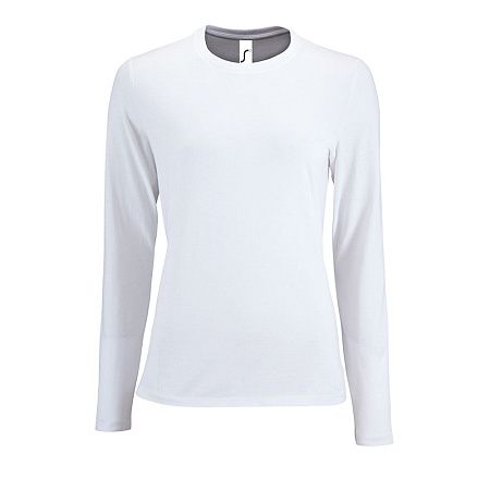 Футболка с длинным рукавом Imperial LSL Women, белая, размер M