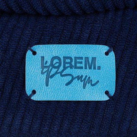 Лейбл Eta Latte, S, голубой