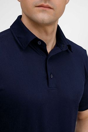 Рубашка поло унисекс Senti, темно-синяя, размер XL