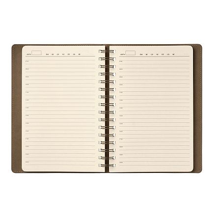 Ежедневник Виста (Vista) недатированный, оранжевый/коричневый