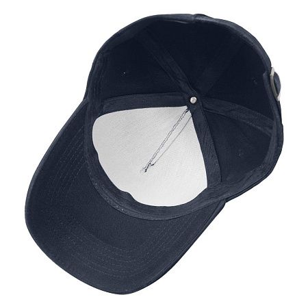 Кепка 5-панельная Oxford 300, c темно-синим сендвичем, темно-синяя