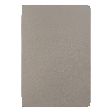 Ежедневник Flexy Velours de Soie Color А5, темно-серый-оранжевый, недатированный, в гибкой обложке