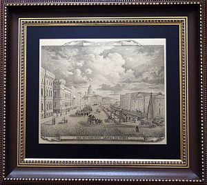 Гравюра "Юсуповский дворец"