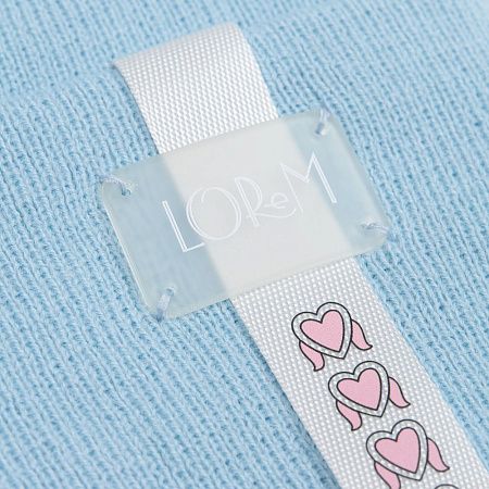 Лейбл из ПВХ Kreta, S, прозрачный