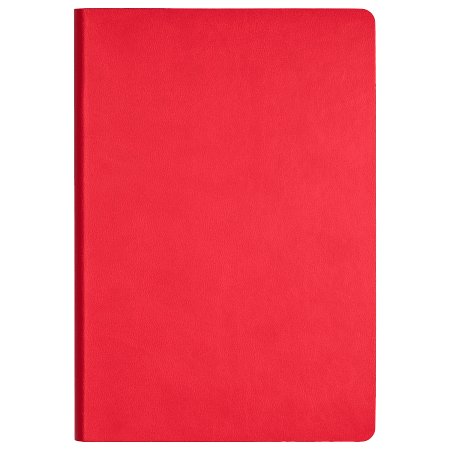 Ежедневник Латте (Latte NEW) недатированный, красный/бежевый