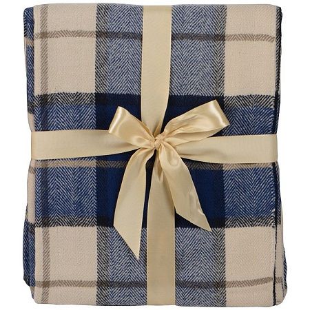 Подарочный набор "Ностальгия": плед, термобутылка, авоська