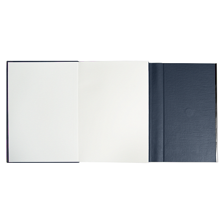 Ежедневник Alfa Bird Petrus A5, темно-синий, недатированный, в твердой обложке с металлическим элементом