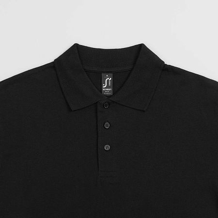 Рубашка поло мужская Prescott Men 170, черная, размер 3XL