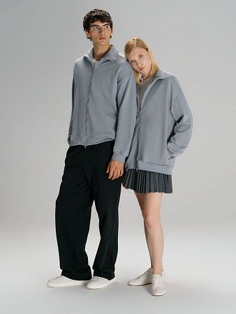 Толстовка унисекс Neofit, светло-серая, размер XL/2XL