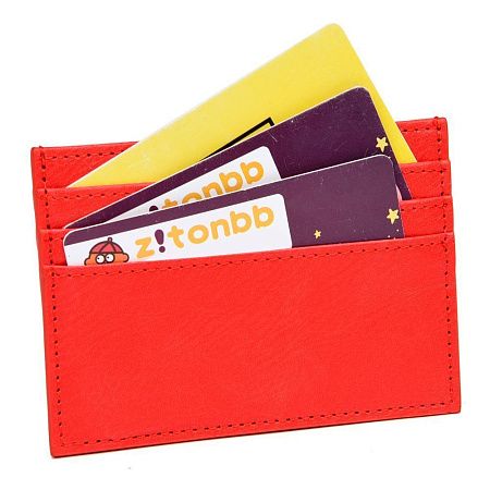 Держатель банковских карт Versa, красный