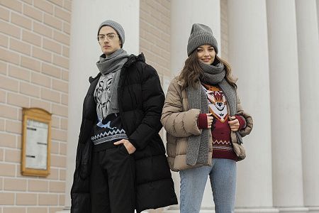 Шарф Nordkyn, красный