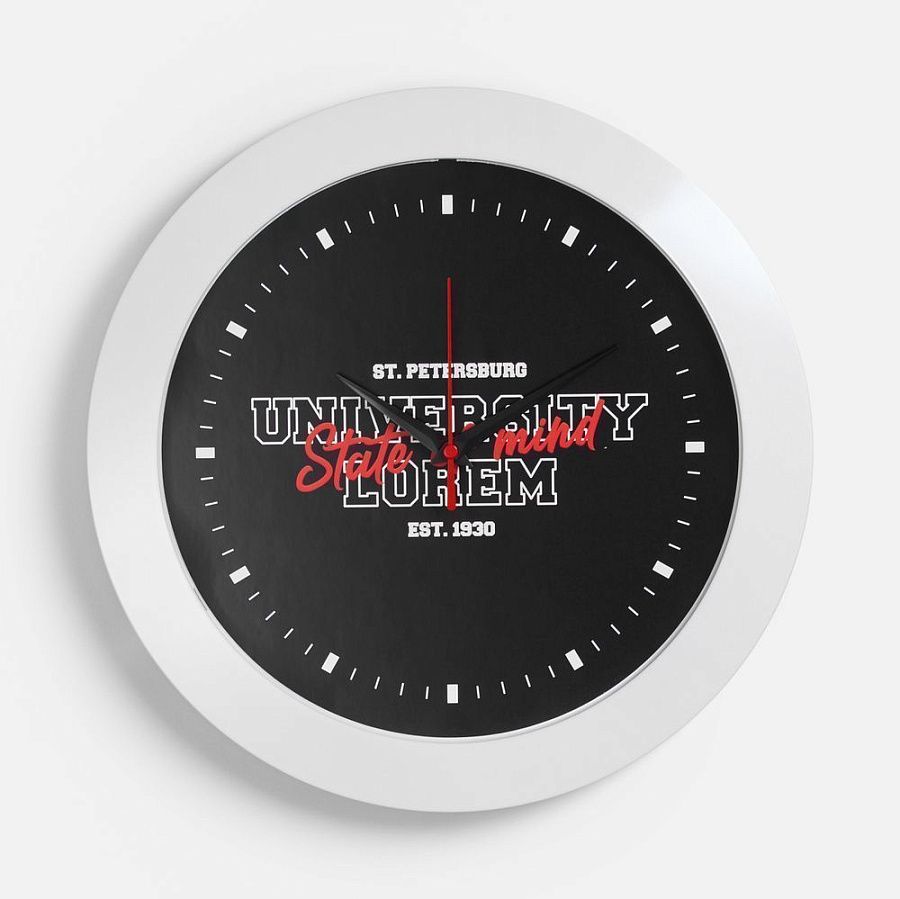 Часы настенные Vivid Large, белые