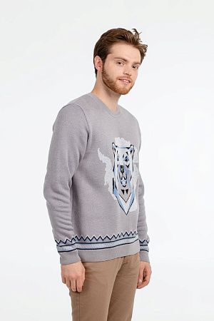 Джемпер Totem Bear, серый, размер M