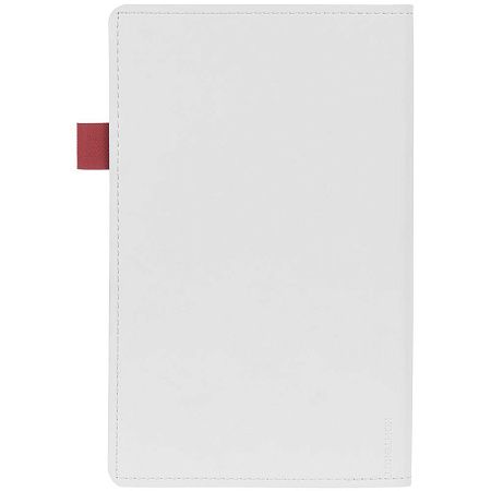 Ежедневник White Shall, недатированный, бело-оранжевый