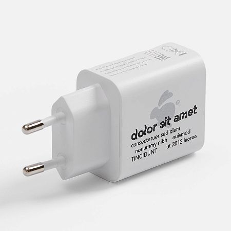 Станция беспроводной зарядки с часами и подсветкой GlobeBee, белая