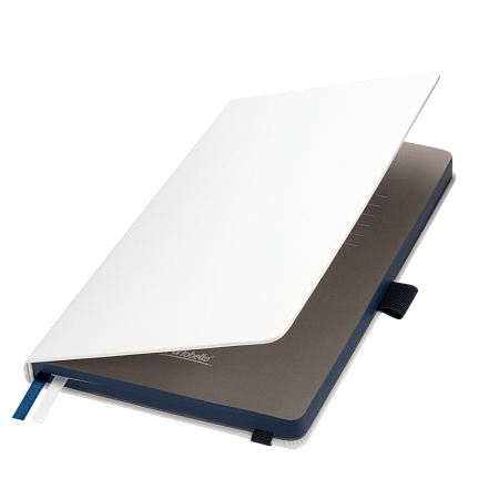 Ежедневник Арктик (Arctic) недатированный, белый/синий