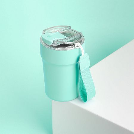 Термокружка вакуумная Монако (Monaco), аква